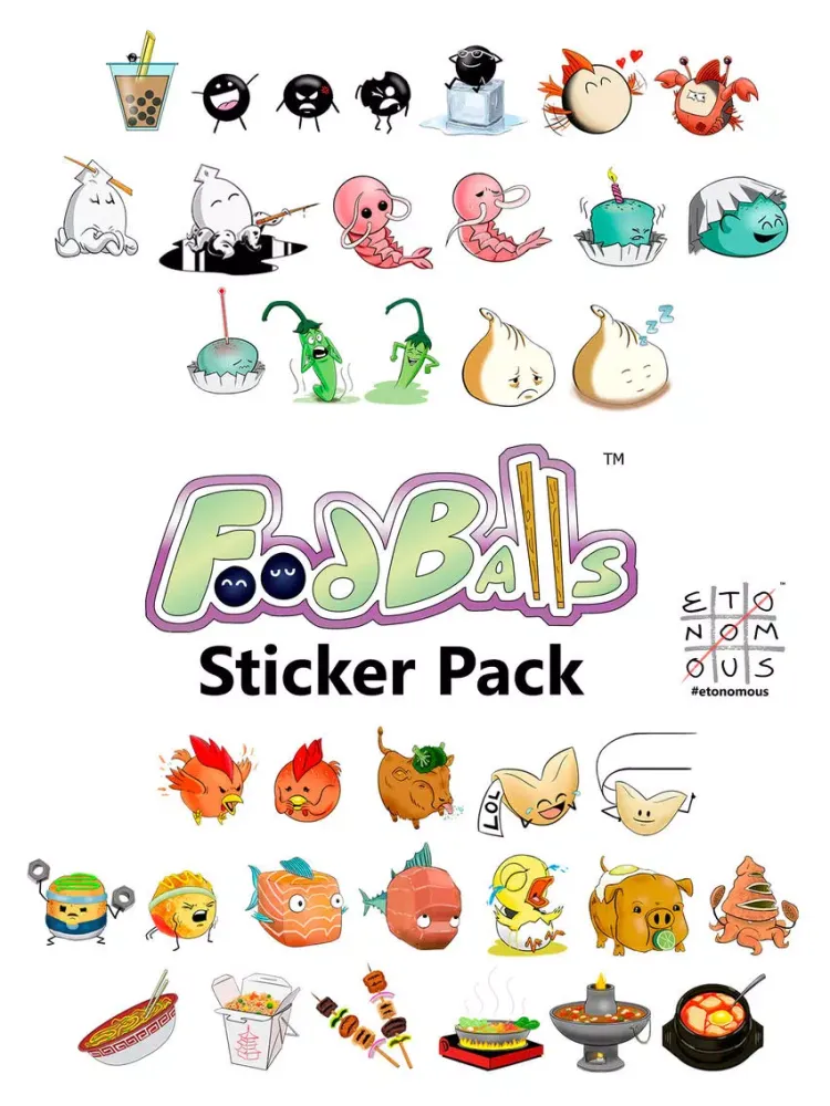 Captures d'écran de FoodBalls Sticker Pack iPad 