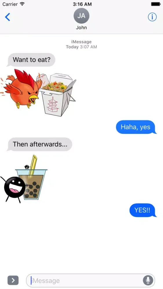 Captures d'écran de FoodBalls Sticker Pack
