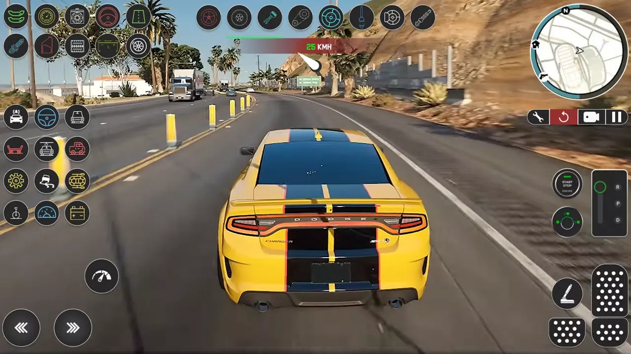 Dodge Charger Car Simulator Screenshots
