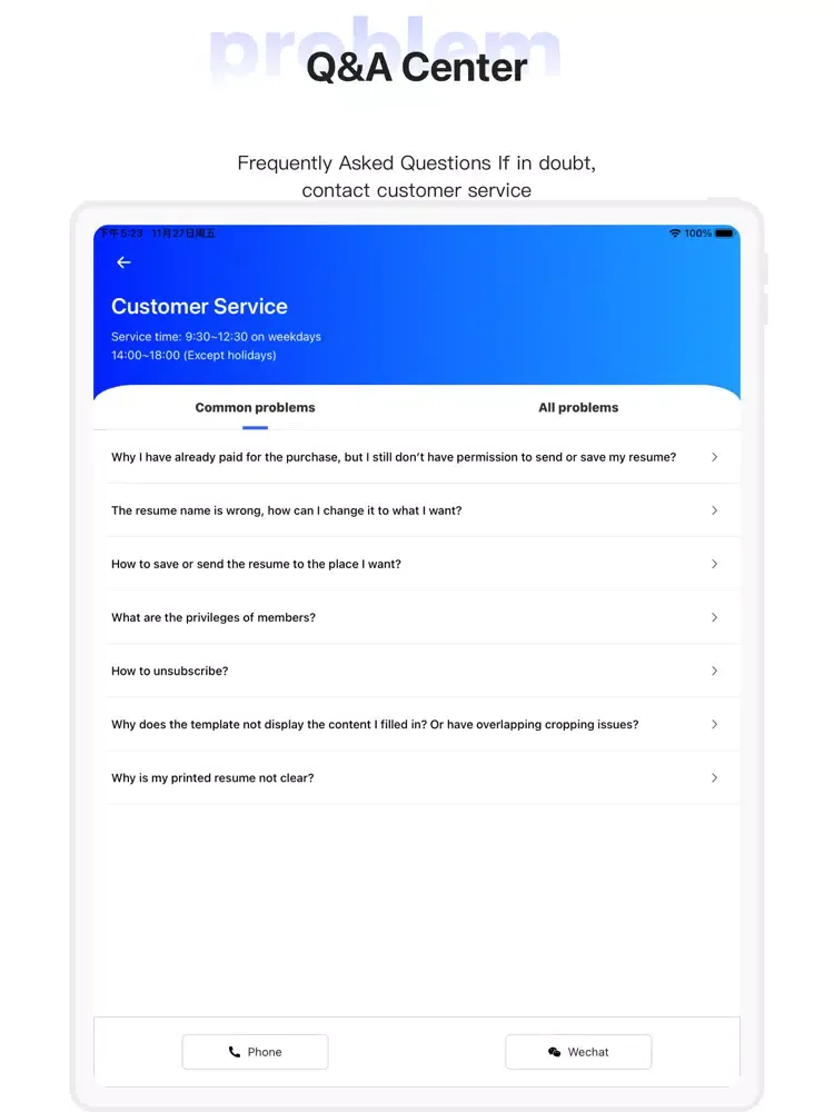 Скриншоты Super CV -Resume make artifact iPad 