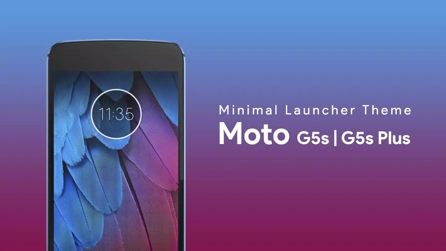 ภาพหน้าจอของ Launcher Theme For Moto G5s |