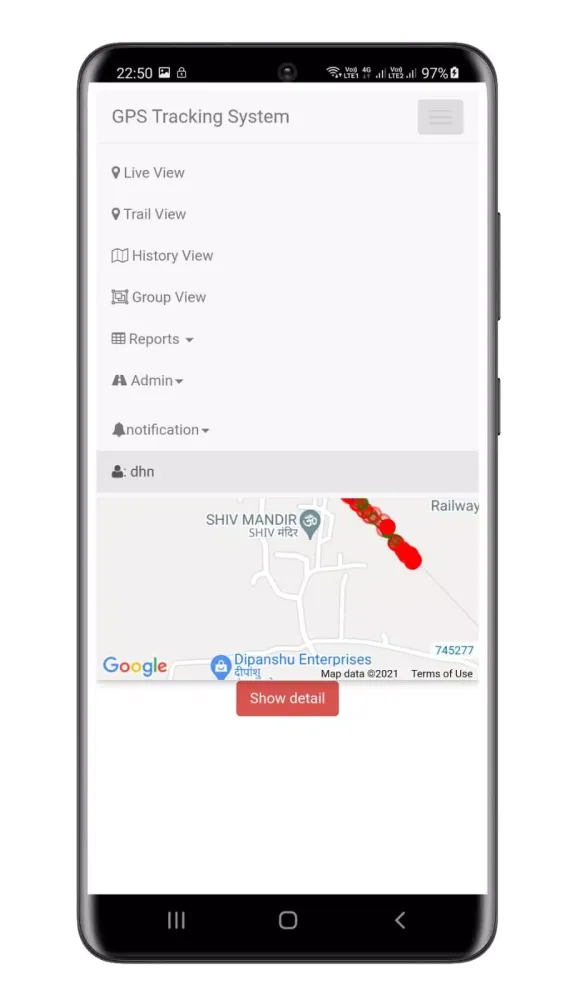 Rilapp Railway GPS Tracking应用截图