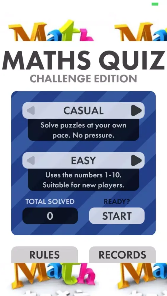 Screenshot di Math Quiz Puzzle