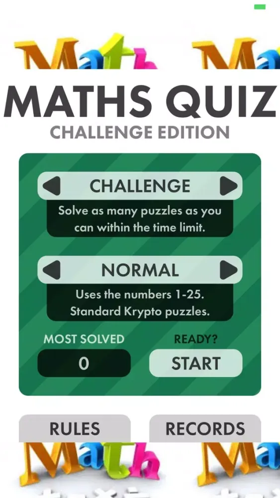 Screenshot di Math Quiz Puzzle