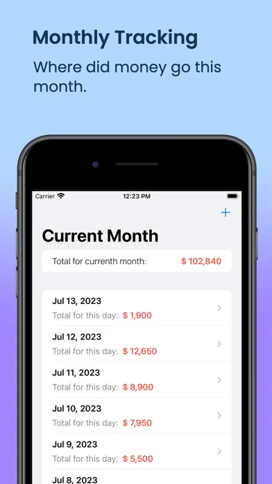 ภาพหน้าจอของ Simplest money tracker
