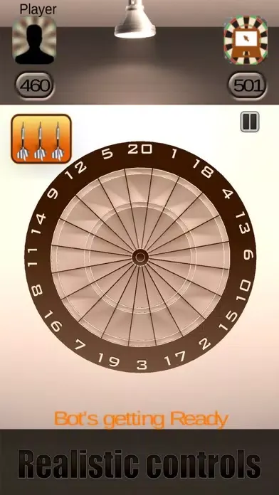 Tangkapan skrin Professional Darts 3D