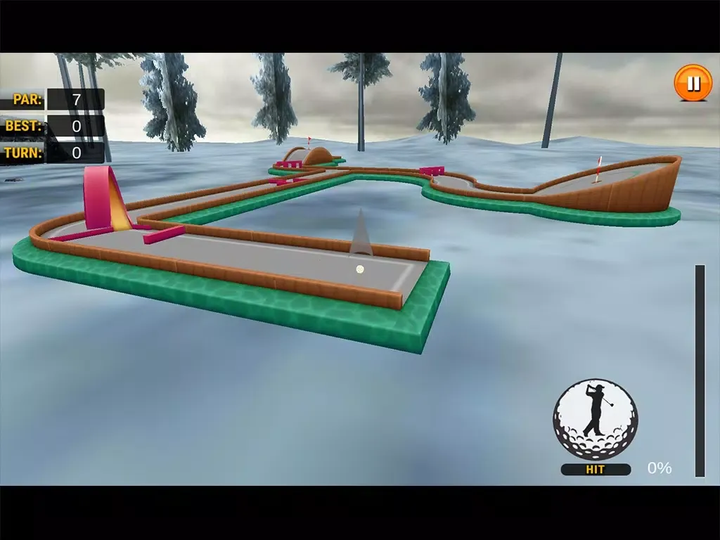 Retro Mini Golf Master Pro iPad 应用截图
