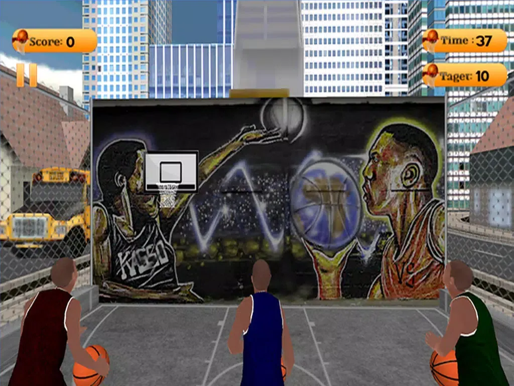 Zrzuty ekranu Street King Basketball 3d iPad 