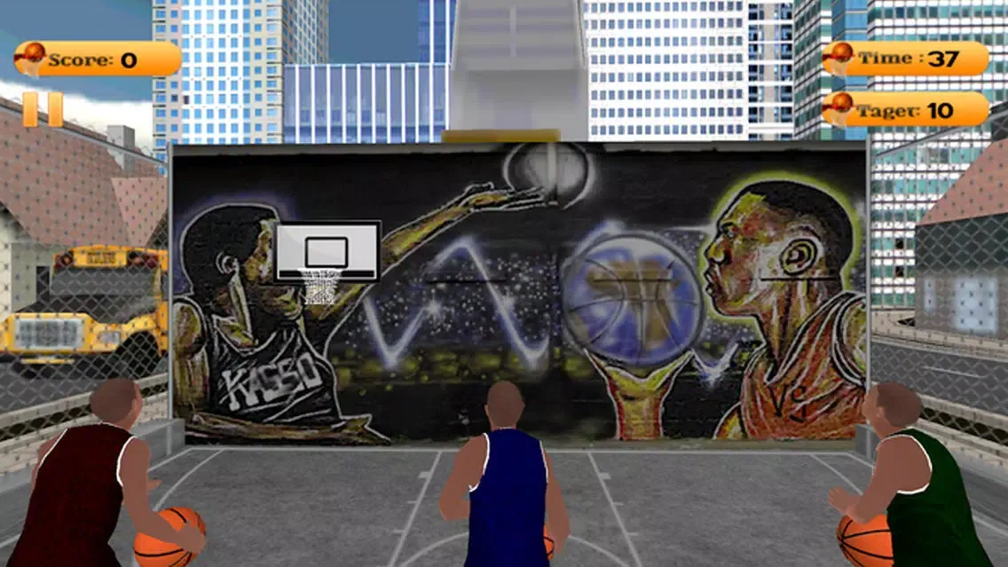 Zrzuty ekranu Street King Basketball 3d