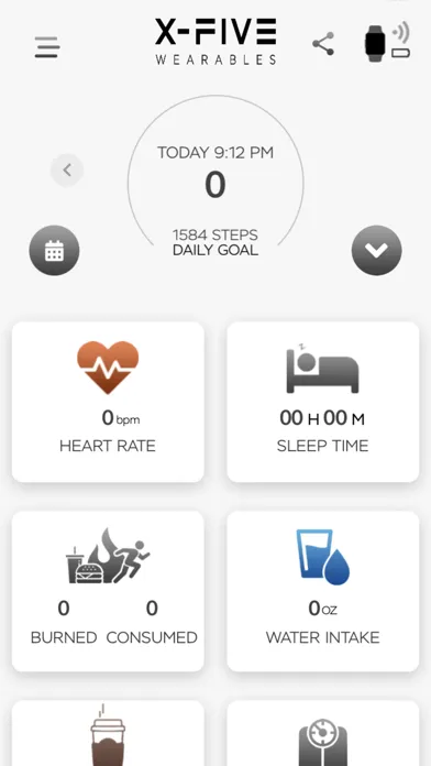 X-Five Wearables Screenshots