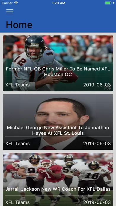 XFL News Hub - XFL Football স্ক্রিনশট