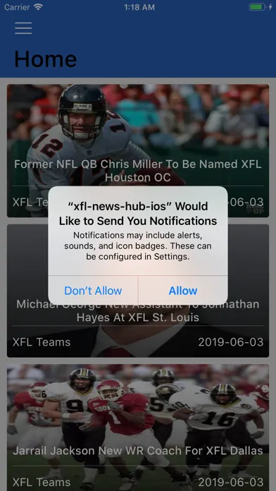 XFL News Hub - XFL Football স্ক্রিনশট