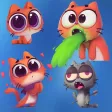Cute little Cat Stickers