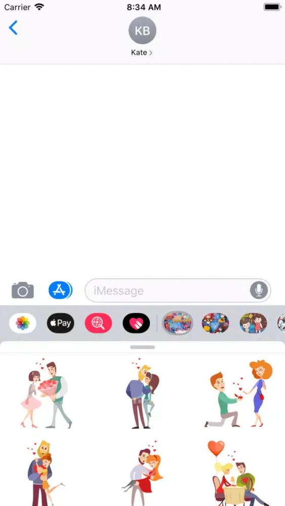 Captures d'écran de Couple Goals Stickers HD