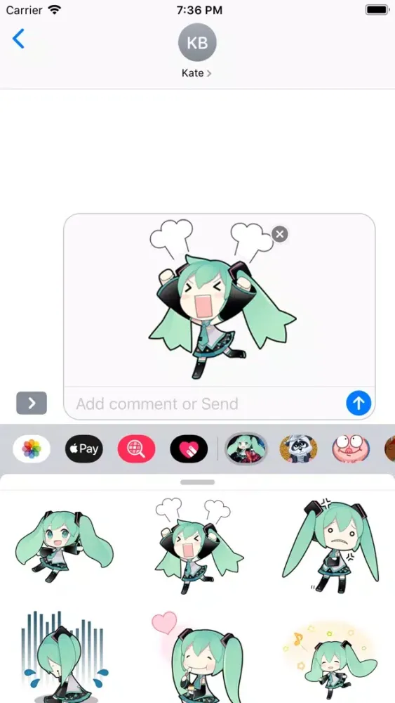 Miku Stickers HD應用截圖