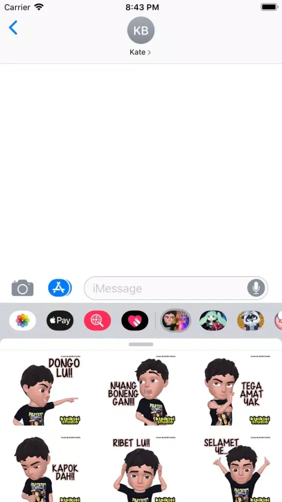 ภาพหน้าจอของ Stickers Betawi Lucu