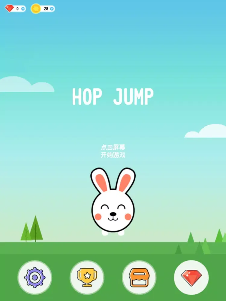 Hop Jump - Bunny Jump! iPad 應用截圖
