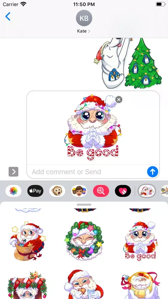 Capturas de pantalla de Christmas Is Coming Stickers