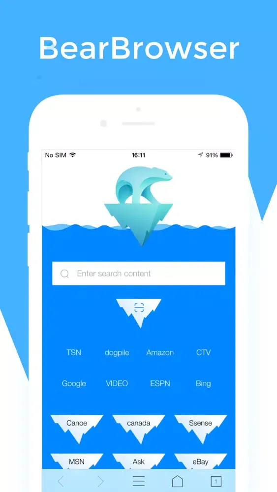 BearBrowser-Web Browser سکرین شاٹس