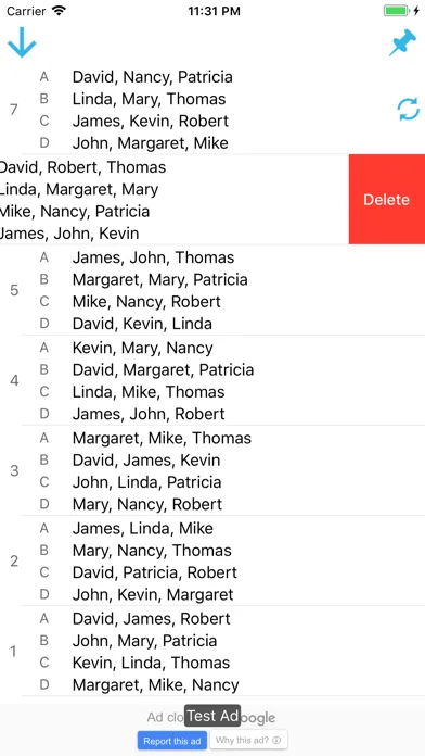 Non-overlapping grouping Screenshots