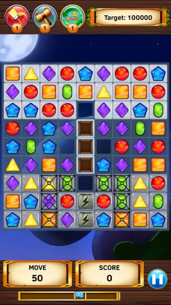 ภาพหน้าจอของ Crystal Match - Unlimited Life Version
