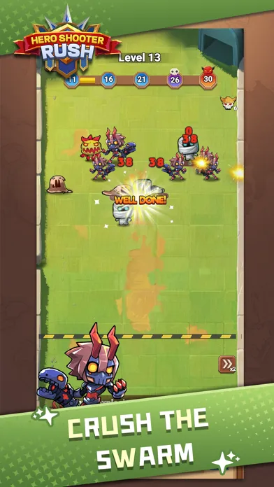 Tangkapan skrin Hero Shooter Rush-Shooter Game