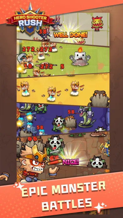 Tangkapan skrin Hero Shooter Rush-Shooter Game
