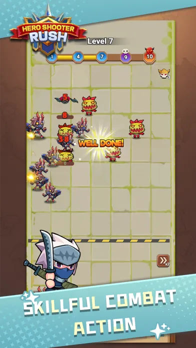 Tangkapan skrin Hero Shooter Rush-Shooter Game