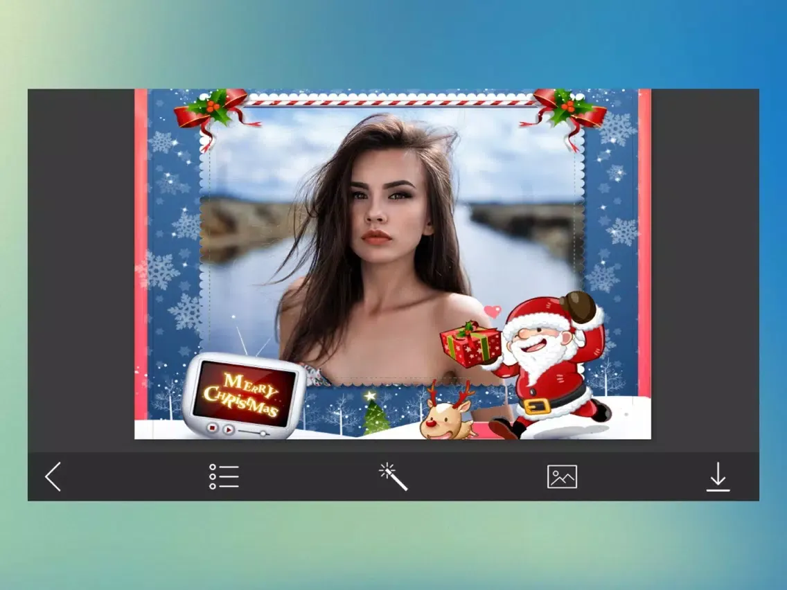 Capturas de pantalla de Xmas Foto Frames iPad 