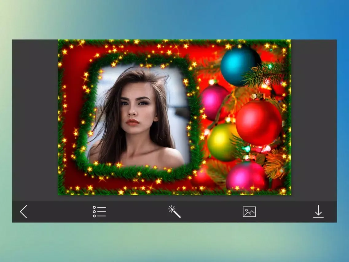 Capturas de pantalla de Xmas Foto Frames iPad 
