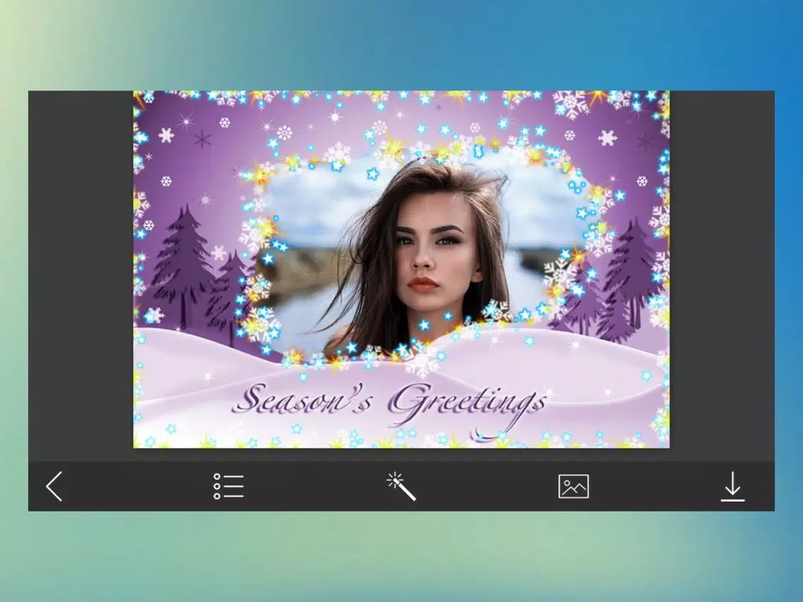 Capturas de pantalla de Xmas Foto Frames iPad 