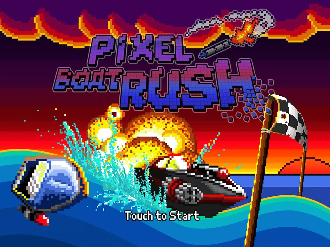 Pixel Boat Rush iPad 应用截图
