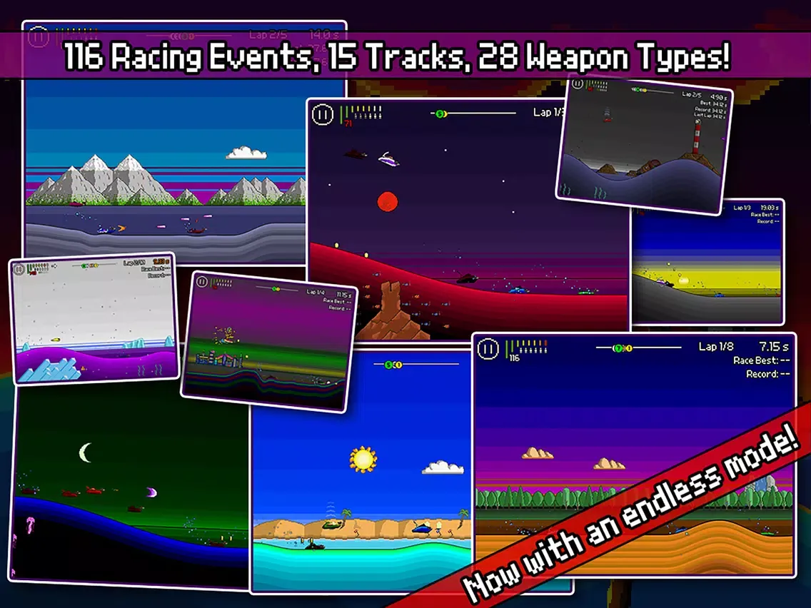 Pixel Boat Rush iPad 应用截图