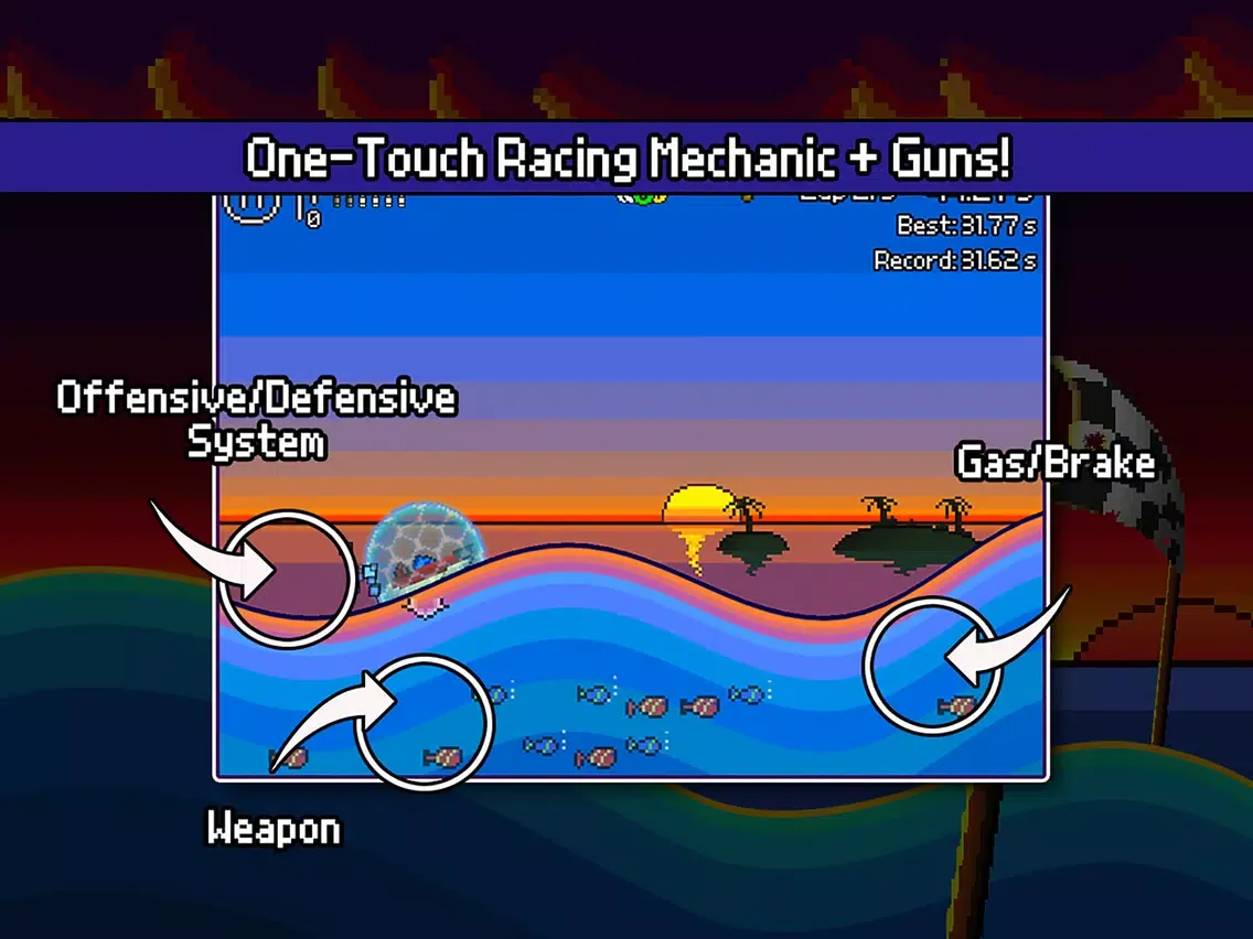 Pixel Boat Rush iPad 应用截图