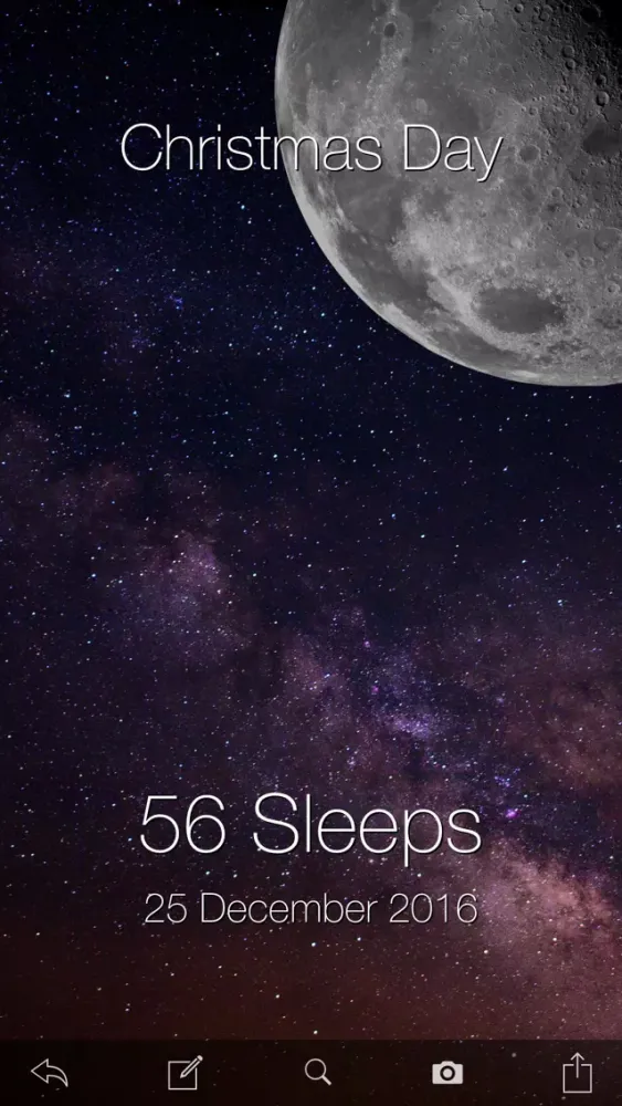 How Many Sleeps Lite سکرین شاٹس