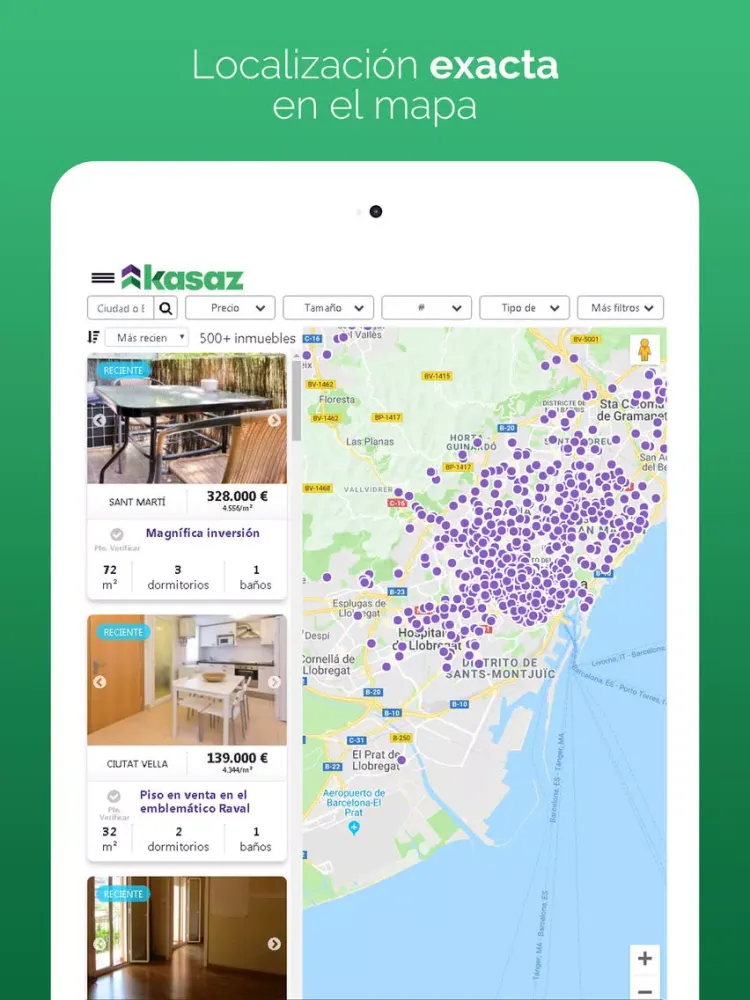 Скриншоты Kasaz - Pisos en venta iPad 