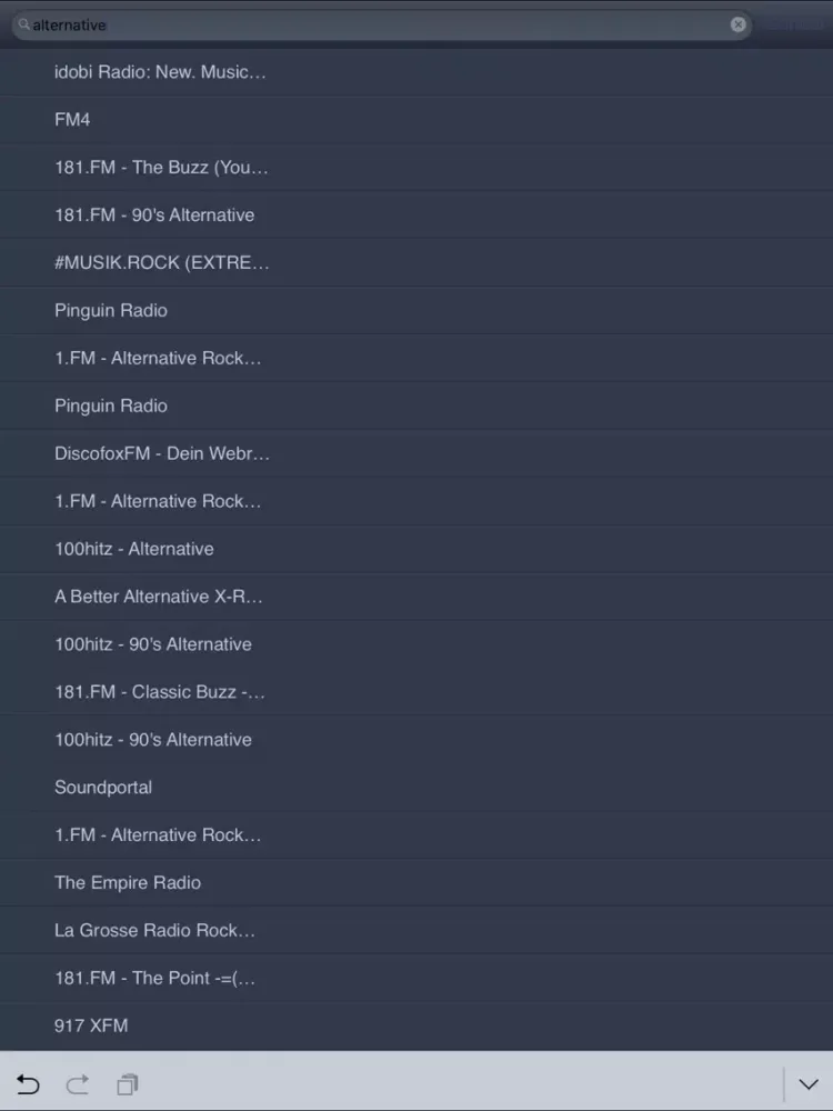 Zrzuty ekranu XStream iPad 