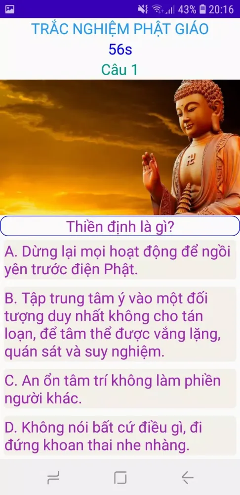 Trắc Nghiệm Phật Giaó Screenshots