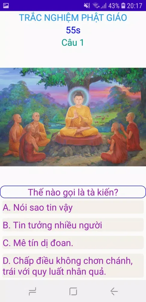 Trắc Nghiệm Phật Giaó Screenshots