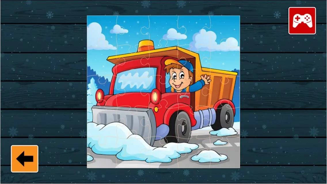 Zrzuty ekranu Winter Truck Jigsaw