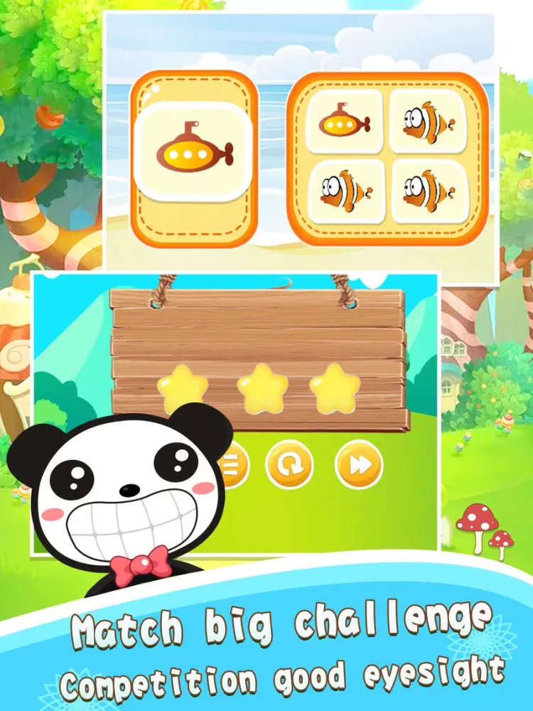 Happy to Learning pair－Puzzle game iPad  स्क्रीनशॉट