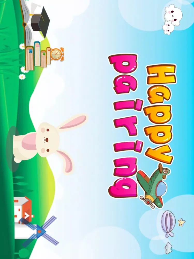 Happy to Learning pair－Puzzle game iPad  स्क्रीनशॉट