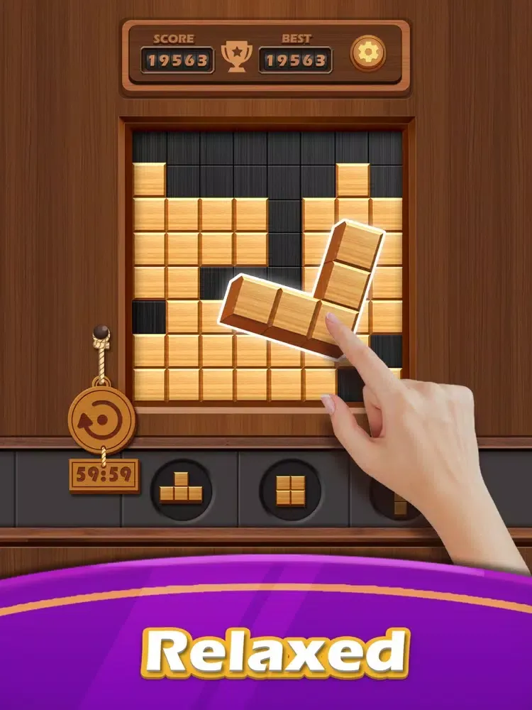 Wood Cube Puzzle: Circle Fill iPad  سکرین شاٹس