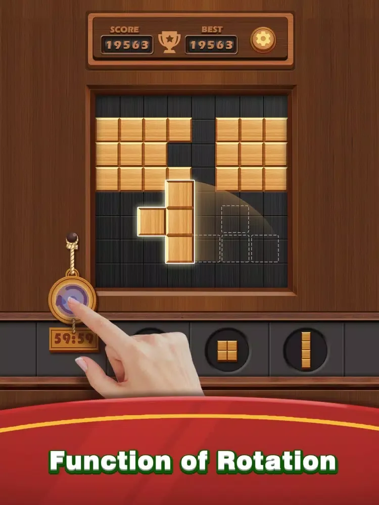Wood Cube Puzzle: Circle Fill iPad  سکرین شاٹس