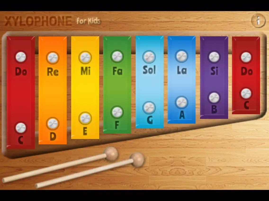 Capturas de tela do Xylophone for Kids iPad 