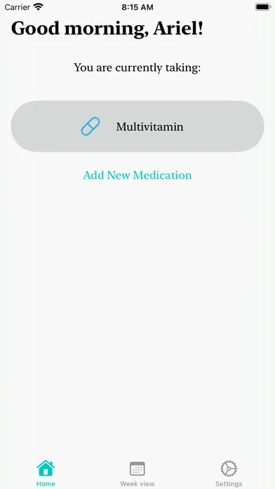 Tangkapan skrin Pill Pal - Medication Reminder