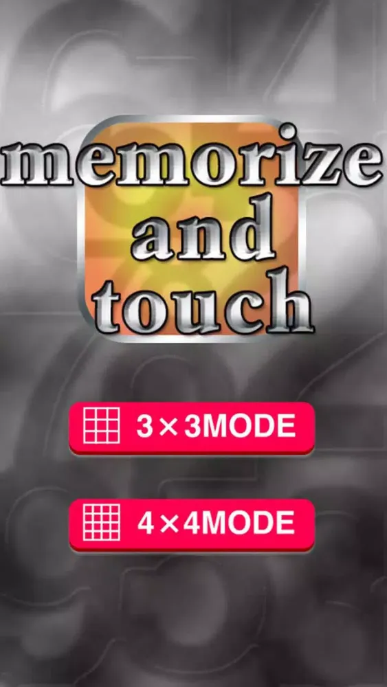 memorize and touch Ekran Görüntüleri