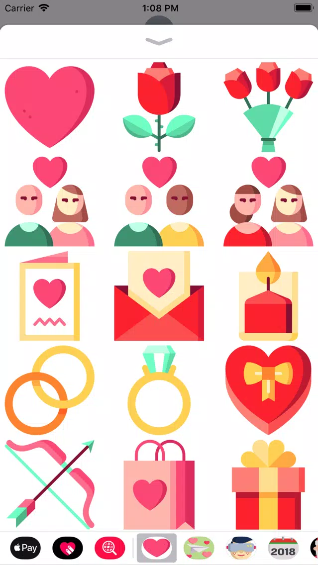 Be My Valentine Sticker Pack スクリーンショット