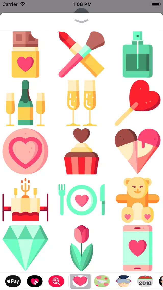 Be My Valentine Sticker Pack スクリーンショット