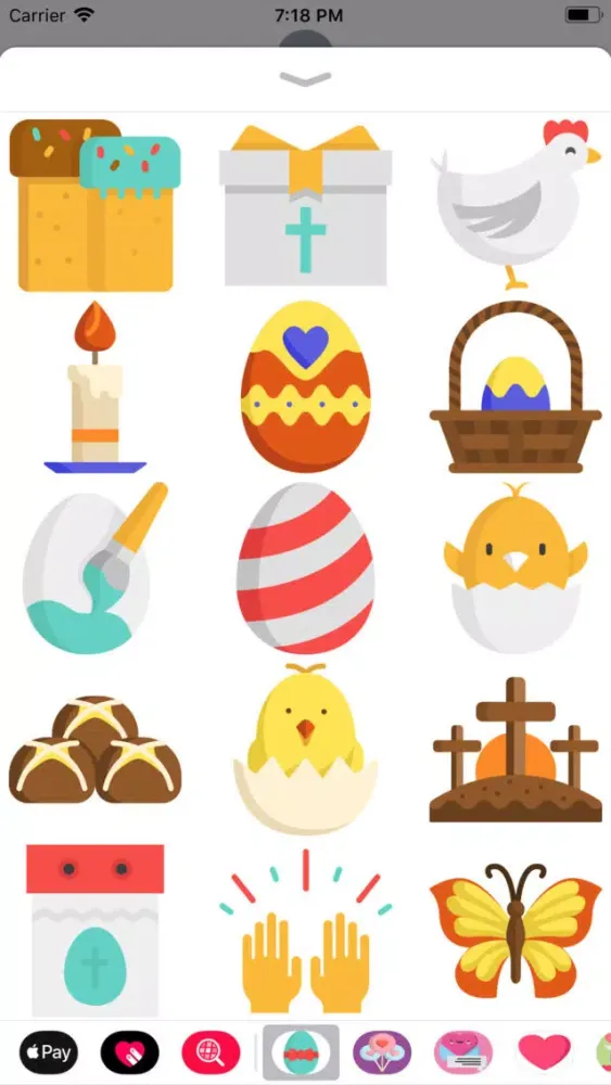 Скриншоты Easter Holiday Sticker Pack